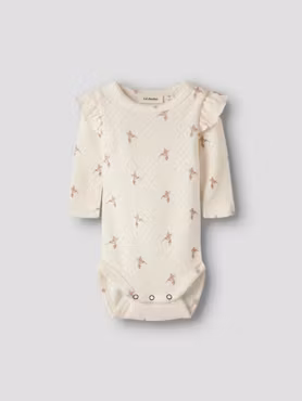 Lil'Atelier - Rachello Tyl Slim Baby Body - Turtledove Bird