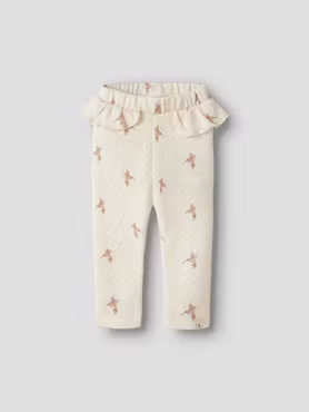 Lil'Atelier - Rachello Sig Slim Baby Leggings - Turtledove Bird