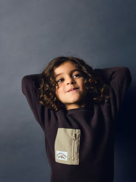 Name it - Osborne LS Sweatshirt - Chocolate Plum
