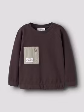Name it - Osborne LS Sweatshirt - Chocolate Plum