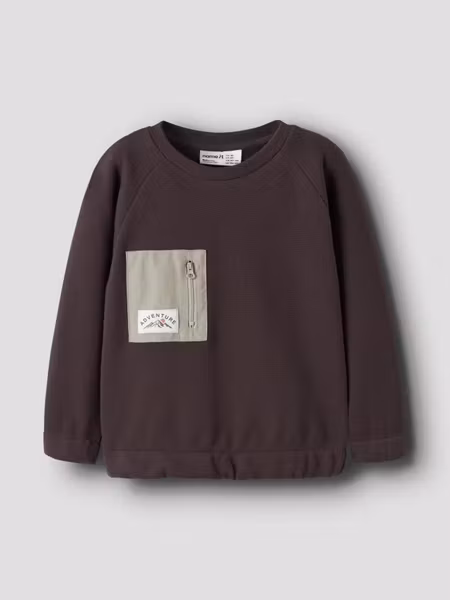 Name it - Osborne LS Sweatshirt - Chocolate Plum