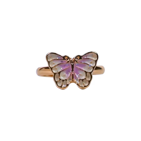Busy Lizzie - Ring Butterfly Gold