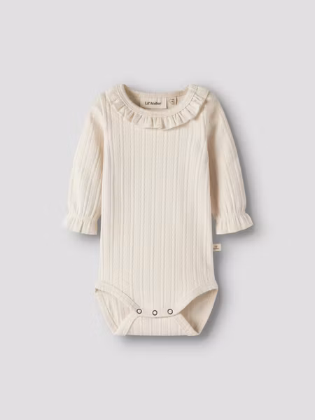 Lil'Atelier - Onela LS Slim Baby Body - Turtledove