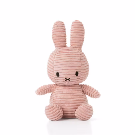 Bon Ton Toys - Miffy Bunny ECO Corduroy 23cm - Pink