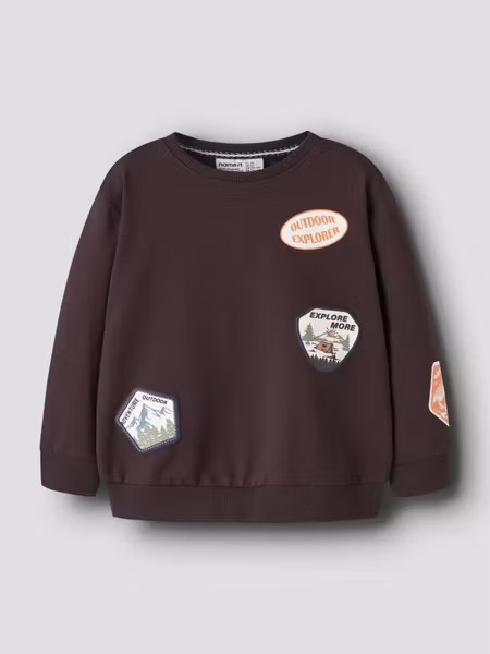 Name it - Mole LS Sweatshirt - Chocolate Plum