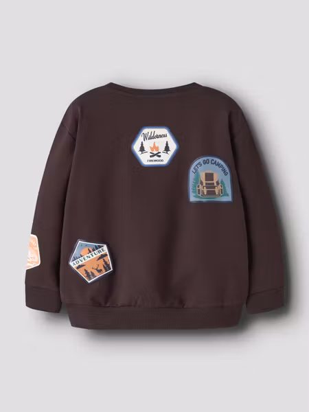 Name it - Mole LS Sweatshirt - Chocolate Plum