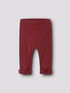 Lil'Atelier - River Slim Baby Leggings - Biking Red