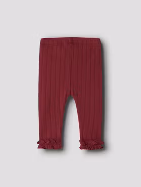 Lil'Atelier - River Slim Baby Leggings - Biking Red