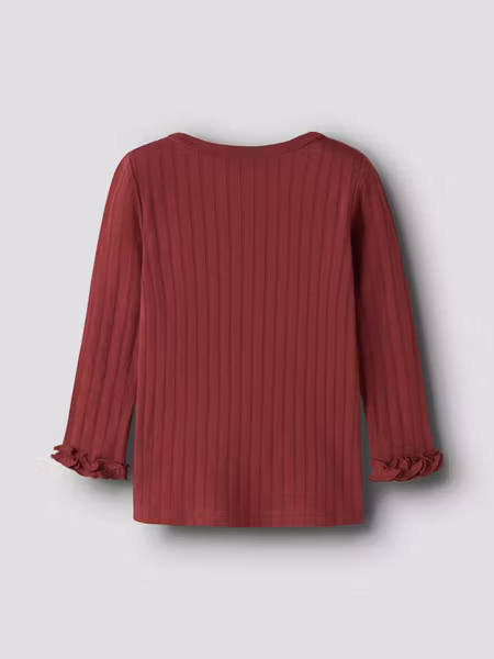 Lil'Atelier - River LS Slim Top - Biking Red