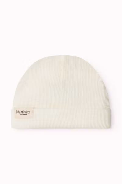 MarMar Copenhagen - Newborn Aiko Wool Mössa - Natural