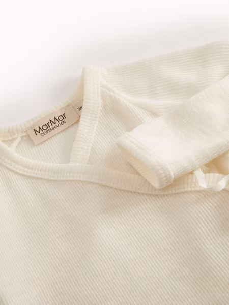 MarMar Copenhagen - Newborn Rula Wool Onesie - Natural