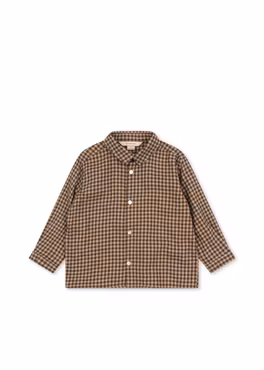 Konges Sløjd - Foret LS Shirt - Chocolate Check