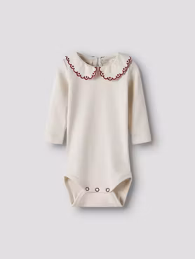 Lil'Atelier - Fundo Lia Baby LS Slim Body - Biking Red