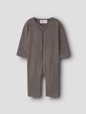 Name it - Wossa Wool Baby Rib Onesie - Morel