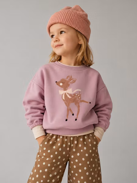 Name it - Ryfie LS Sweatshirt - Mauve Shadows