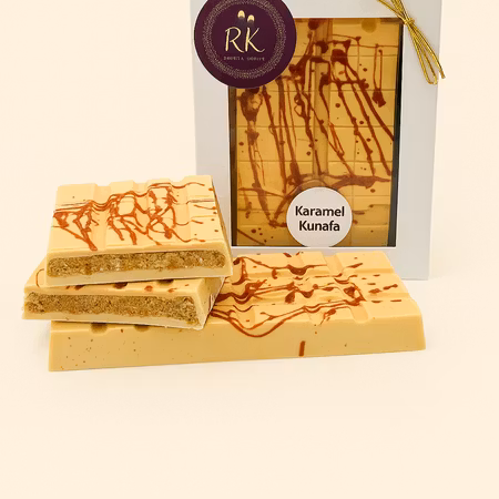 Karamel kunafa bar
