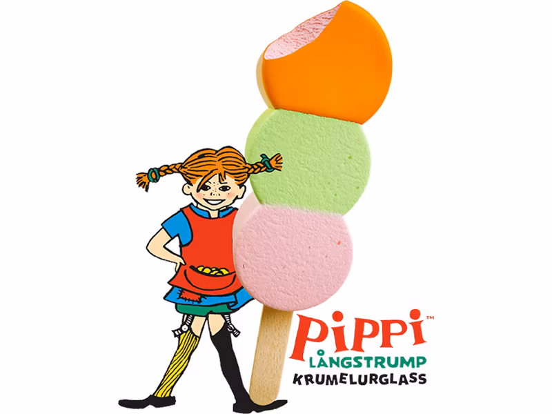 Pippi Krumelurglass 32-pack