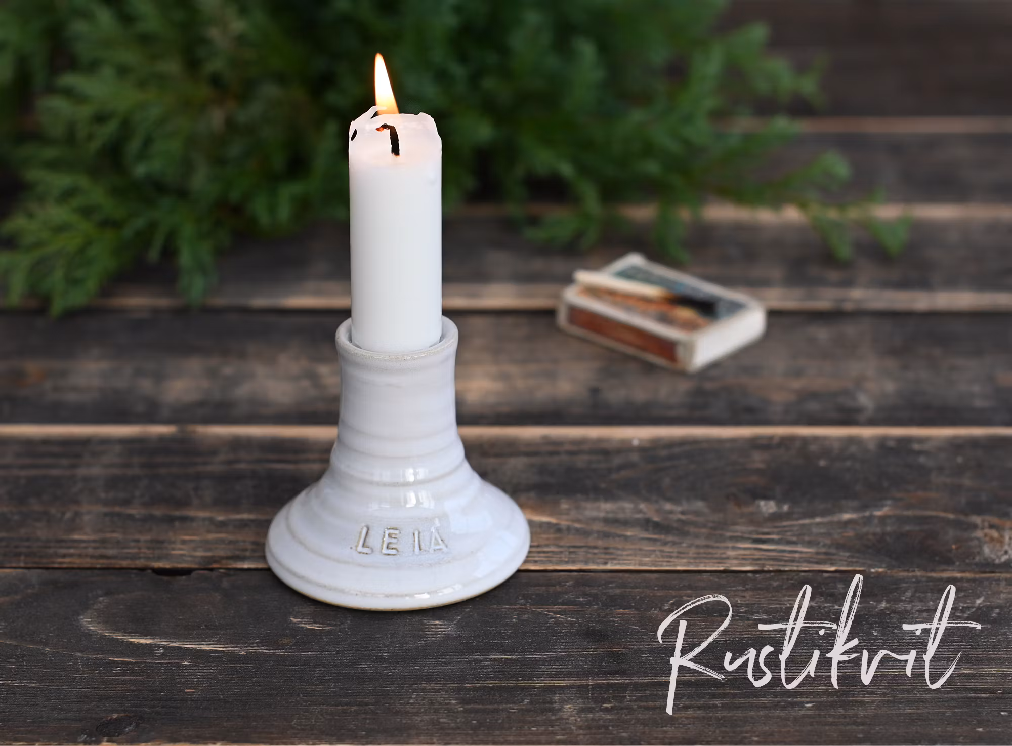 Ljusstake, olika färger och storlekar