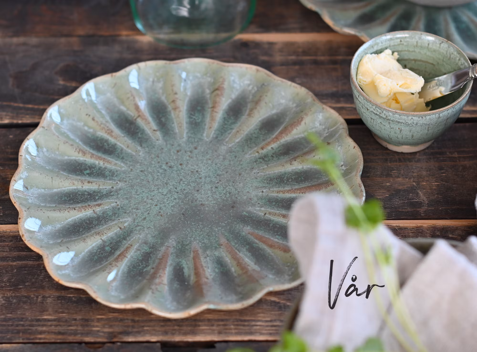 Fat Blomma 21 cm Milla Kavlat, (Fler färger) omgående leverans