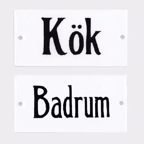 Emaljskyltar - allatidersskebo