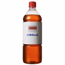 Linolja Kokt Kallpressad 1 liter