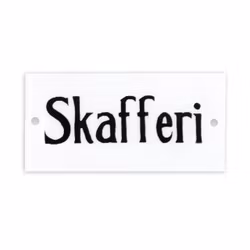 Skylt Skafferi