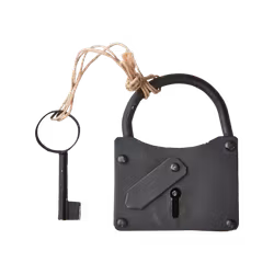 Hänglås Svart Järn