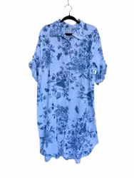 Just Skjorta Vit/Blå