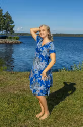 Erika Klänning Blå