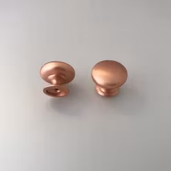 Knopp 33mm Borstad Koppar