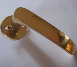 Dörrtrycken Mässing Bred