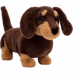 Otto tax med julröd kappa Jellycat