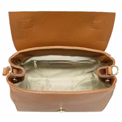 Liten elegant läderväska marinblått