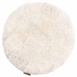 Stolsdyna Fårskinn Creme 38 cm vadderad