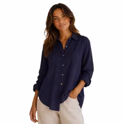 Linneskjorta Donna 36-40 marina