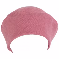 Baskermössa pink blush ull Mariedal