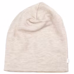 Mössa 100% merinoull creme