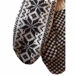 Ullvantar norwool fodrade naturvit herr