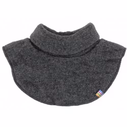 Halskrage baby 100% extra mjuk merinoull grafit