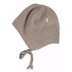 Mössa baby 100% extra mjuk merinoull sesam
