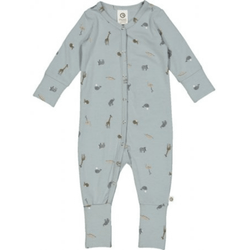 Jumpsuit/Sparkdräkt blå med djur