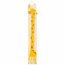 Mätsticka i trä giraff barn