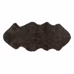 Fårskinn Brunmelerat 1½-skinn