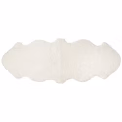 Fårskinn Vitt 2-skinn