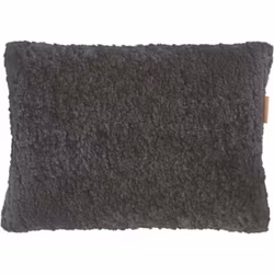 Fårskinnskudde Mörkgrå 40x30 cm