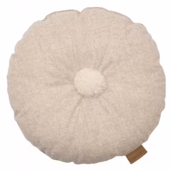 Ullkudde rund cremevit 36 cm