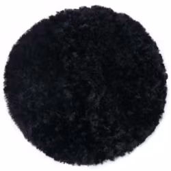 Stolsdyna Fårskinn Svart 38 cm