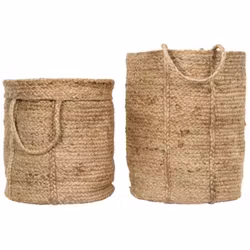 Smidig förvaringskorg i jute 40x27 cm