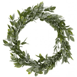Krans 30 cm med frost julkrans