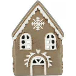 Ljuslykta hus pepparkakshus gavel